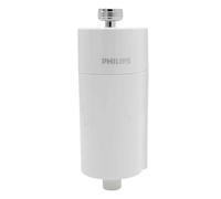 Philips Water Filtro de ducha en línea + 1 cartucho de repuesto, reduce el CLORO hasta un 99%, compatible con todas las mangueras y grifos estándar, capacidad de filtración 50 000 L por filtro