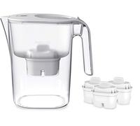 Philips Water jarra filtrante AWP2936WHT-3/10 con 3 filtros Micro X-Clean, reduce cal, cloro, microplásticos y PFOA, agua de gran sabor y pureza, 3 L, blanco