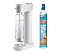 Philips Water Solutions GoZero Sparkling Water Maker Sifón, máquina para Hacer Soda, 1 Litro, plástico, Blanco (White)