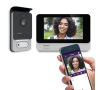 PHILIPS WelcomeEye Connect 2 Videoportero WiFi 2 Hilos 7” con App y RFID