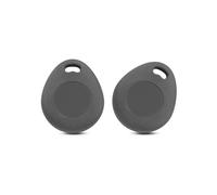 Philips WelcomeEye Tag, 2 Badges RFID para Videoportero y Control de Acceso | Pack de 2 badges RFID, Philips WelcomeEye, identificador único, hasta 20 badges por placa, plástico gris, 38 x 20 x 9 mm