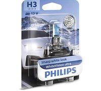 Bombilla halógena PHILIPS H3 WhiteVision Ultra 12V, 55W