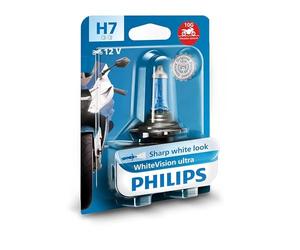 Philips WhiteVision ultra moto H7 lámpara faro de moto, hasta 4.200K, 1 unidad