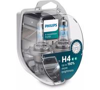 Philips X-tremeVision Pro150 H1 H4 H7 Bombillas Halógenas 2 Piezas