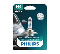 Philips X-tremeVision Pro150 H4 bombilla faros delanteros +150%, blister individual