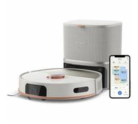 Philips Homerun Serie 5000 - Robot Aspirador, Doble mopa giratoria, 10.000 Pa, aspira y friega, autovaciado (S-Bag®), navegación por láser Lineal, App Homerun, Beige (XU5100/20)