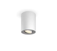 Philis Hue Pillar Foco LED Inteligente Orientable Individual 400 lm, Blanco | Luz Blanca de Cálida a Fría Regulable, Bombilla GU10 4.2W, Control por App y Voz, Compatible con Alexa, Apple y Google Home