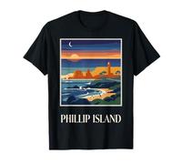 Phillip Island Victoria Australia Vida Silvestre Costera Vintage Camiseta