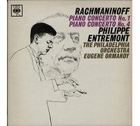 Phillipe Entremont - rachmaninoff:piano concertos nos. 1 & 4 LP