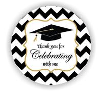 Philly Art & Crafts Graduation Stickers - Graduation Favor Stickers - Graduation Labels - Set of 40 Stickers