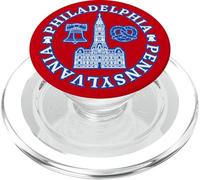Philly City Hall Soft Pretzel Philadelphia Pensilvania PopSockets PopGrip para MagSafe