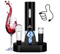 Philorn Abrebotellas de vino eléctrico, sacacorchos eléctrico automático, regalo para el hogar, fiesta, bar, al aire libre (abridor de vino eléctrico)