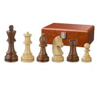 Philos 2187 Artus - Piezas de ajedrez (Madera, Altura del Rey: 90 mm, Doble Peso, en Caja, para 2 Jugadores) (versión en alemán)