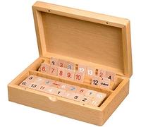 Philos 3608 - Juego de Estrategia Rummy en Caja de Madera (pequeño, Cierre magnético) [Importado]