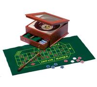 Juego De Ruleta - Caja De Madera - Diseño De Madera De Raíz