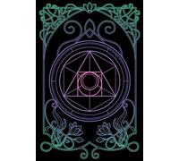 Philosopher Stone Art Nouveau Lined Notebook: Sacred Geometry Reflexion Journal / Alchemy Planner / Witchcraft Diary
