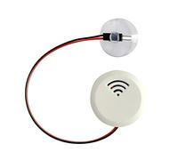 PHILSP Alarma de Nivel de Tanque Alarma de Nivel de Agua, con Sonda Detector de Sensor de Fuga de Agua Sistema de Seguridad de Desbordamiento, para Tanque de Peces Acuario Alarmas Domésticas Blanco