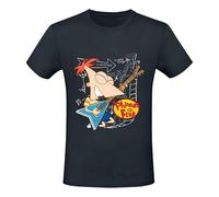 Phineas and Ferb Tech Hombre Camiseta Negro M 100% algodón Vorne Bedruckt, Hinten Bedruckt Regular