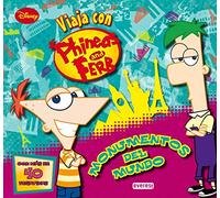 Phineas y Ferb. Monumentos del mundo. Libro educativo con pegatinas: Con más de 40 pegatinas (Libros de pegatinas Disney)