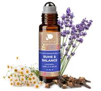PHINTIN Roll-On Calma & Balance - 100% natural - Lavanda, manzanilla y clavo - Aceite aromático de aromaterapia para relajación y atención plena - con aceite de almendras y jojoba - 10 ml