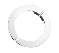 PhIree 2 Tiradores de Cajón, Tiradores de Gabinete de Medio Círculo, Tiradores de Puerta de Semicírculo de Aleación de Zinc, Tiradores de Puerta de Armario, Distancia Del Orificio 128 Mm (Color Cepi