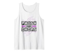 Phish Y Chips Hacker Hacking Computadora Hack Camiseta sin Mangas