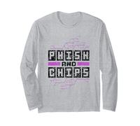 Phish Y Chips Hacker Hacking Computadora Hack Manga Larga