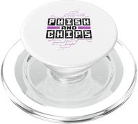 Phish Y Chips Hacker Hacking Computadora Hack PopSockets PopGrip para MagSafe