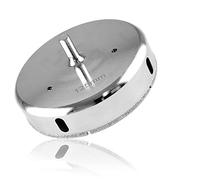 PHITUODA Brocas de diamante de 125 mm para vidrio, cerámica, porcelana, azulejos, mármol, granito, cuarzo