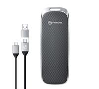 PHIXERO P10PRO SSD Portátil Externo 256GB(SSD NVMe portátil), hasta 1050MB/s, USB 3.2 Gen2, Incluye Cable USB C 2 en 1, Disco Duro Portátil para iPhone 15+/Android/Windows/Mac, Negro