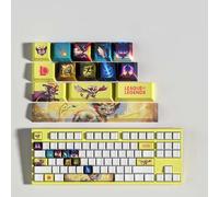 PHJEDXCM LOL - 30 teclas mecánicas para juegos de PC, grabadas con láser, grabadas con láser, con cada retrato pasivo y habilidades, se ajustan a cualquier teclado mecánico (14 teclas)