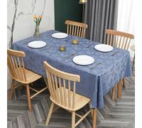 PHLCF Mantel Impermeable de 160 x 200 cm, Protector de Mesa Resistente al Agua, de poliéster Lavable, para Mesa de Comedor, Bodas y Fiestas.