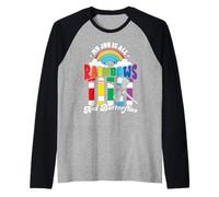 Phlebotomist Job is All Rainbows Butterflies Lab Nurse Life Camiseta Manga Raglan