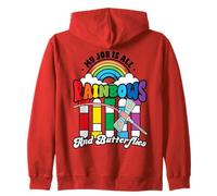 Phlebotomist Job is All Rainbows Butterflies Lab Nurse Life Sudadera con Capucha