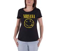 PHM Playmobil Nirvana: Smiley Logo (T-Shirt Donna TG. M) Merchandising Ufficiale