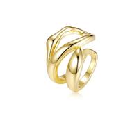 PHNIBIRD Ear Cuff Pendiente Clip Oro Sin Perforar para Mujer Niña Clips de Oreja Multicapa Regalo Mujer Cumpleaños