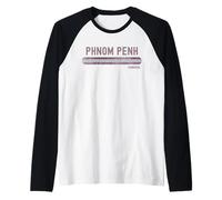 Phnom Penh Cambodia | Vacation Travel Camiseta Manga Raglan