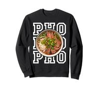 Pho Bowl Sopa de Fideos vietnamita Cocina de Vietnam Amantes de la Comida Sudadera