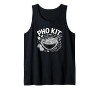 Pho Kit Divertido Vietnamita Amantes del Ramen Humor Sopa de Fideos Camiseta sin Mangas