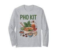 Pho Kit Ingredients Receta de Sopa de Fideos asiática vietnamita Manga Larga