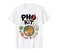 Pho Kit Ingredients Receta de Sopa de Fideos asiáticos Camiseta