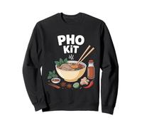 Pho Kit Tazón De Fideos Foodie Cocina Asiática Arte Sudadera