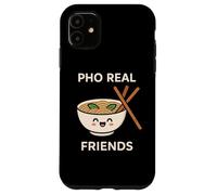 Pho Real Friends - Lindos Palillos de Fideos Kawaii Carcasa para iPhone 11