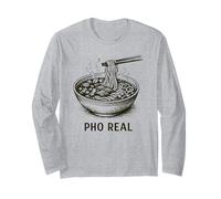 Pho Real Minimalista Línea Arte Vietnamita Fideos Viaje Manga Larga