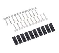 Phobya 0 Connector 2Pin Male Incl. 2 Pins - 10 Pieces Black Cables Conectores