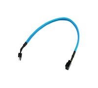 Phobya Extension 0 3Pin 30cm - UV Blue Refrigeración por Aire Cables y adaptadores de Ventilador