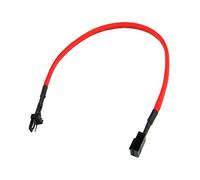 Phobya Extension 0 3Pin Molex 30cm - UV Red Refrigeración por Aire Cables y adaptadores de Ventilador