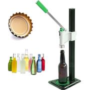 PHOEJIX Taponadora Manual de Botellas de Banco, máquina taponadora de Cerveza Manual de 26 mm y 29 mm, con Base Antideslizante, taponadora de Botellas de Cerveza de Altura Ajustable