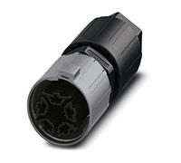 Phoenix 1403782 QUICKON Negro, Gris - Conector (QUICKON, Negro, Gris, Plata, IP69K, 20 A, 72,8 g)