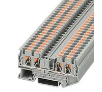 Phoenix 3211797 - Borne Carril Paso pit4-quattro Gris
